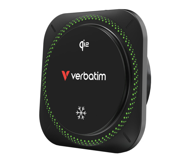VERBATIM Charge ´n´ Drive Qi2 Magnetic Wireless Car Charger RGB - 1340210 - zdjęcie 2
